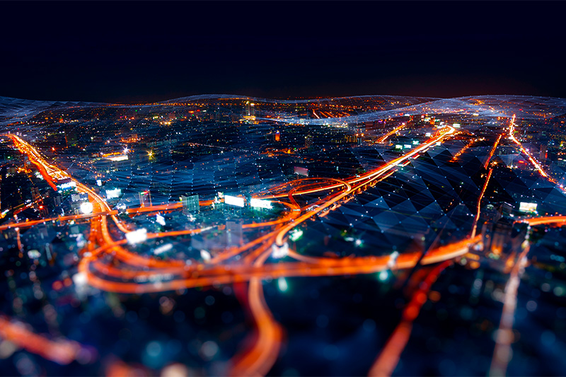 Critical Infrastructure_City View At Night